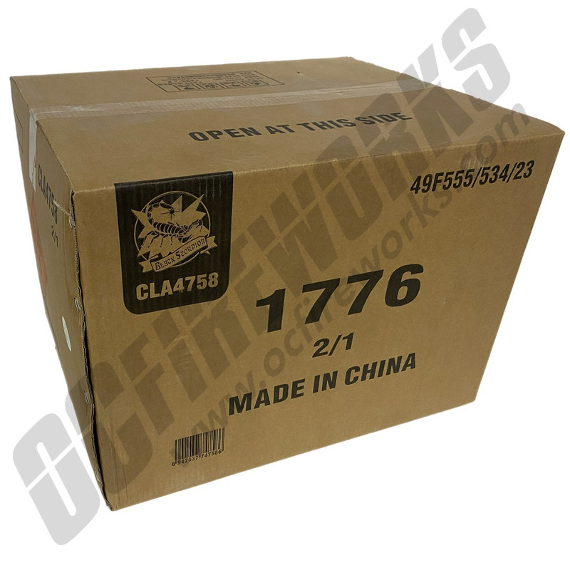 Wholesale Fireworks 1776 Case 2/1
