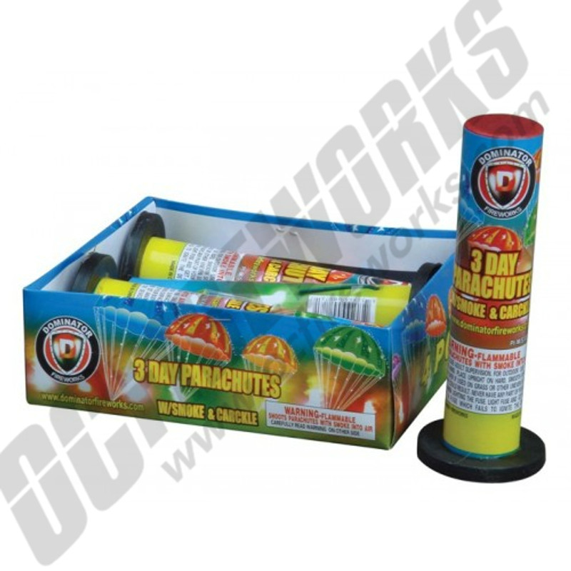 3 Day Parachute With Smoke 4-Pack