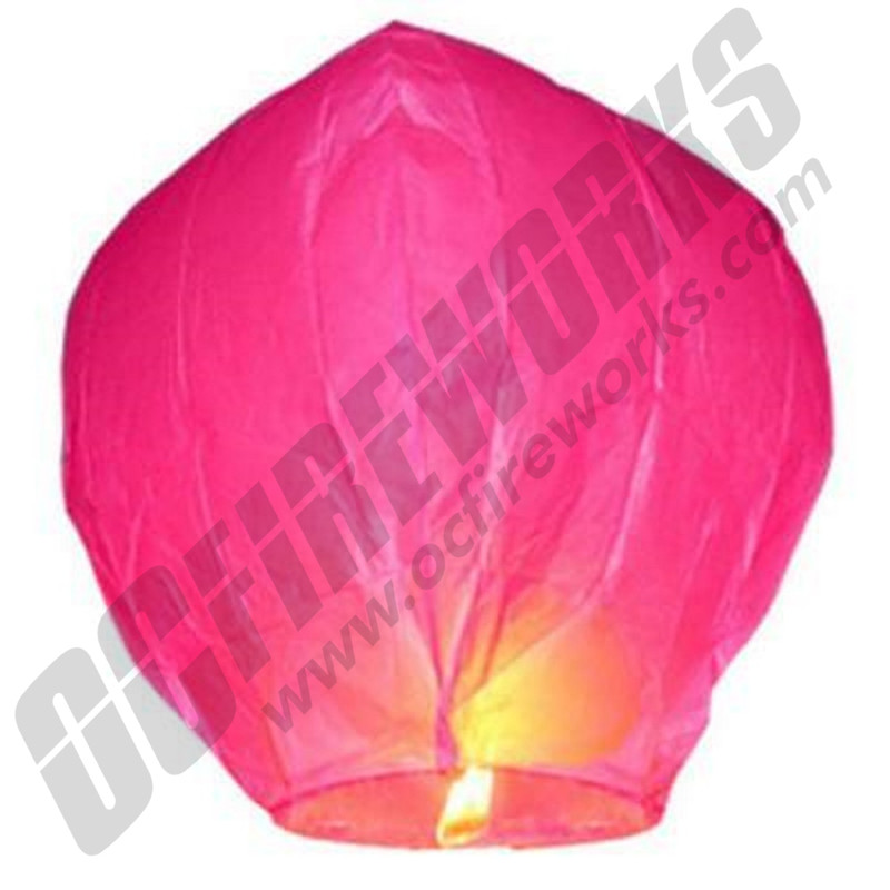 It’s A Girl Hot Pink Sky Lantern