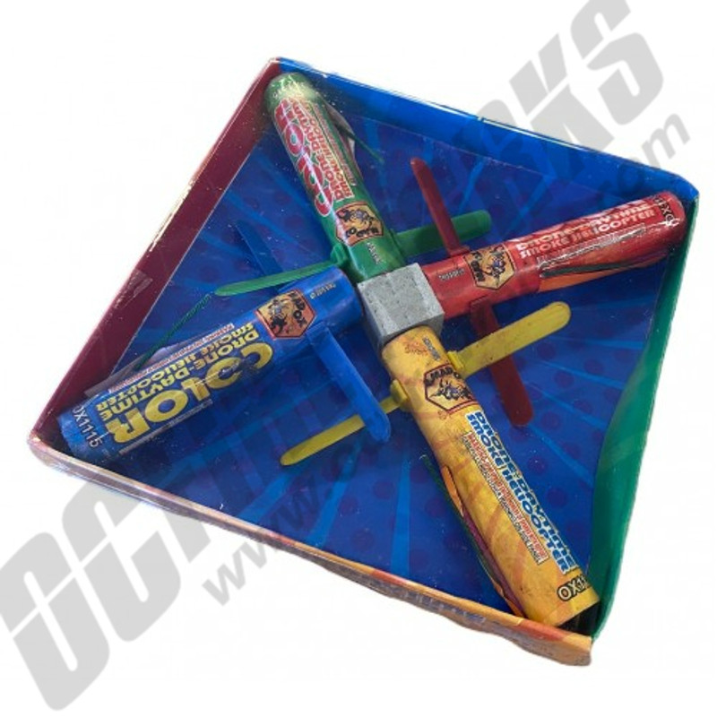 Color Drone Daytime Smoke Planes 4pk