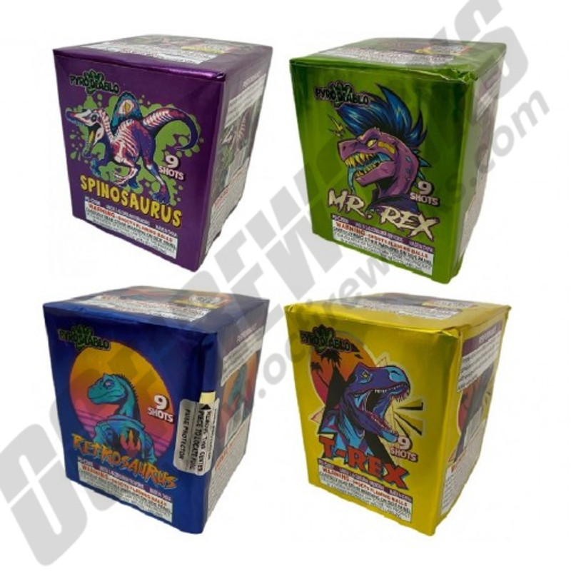 Jurassic 4pk 36 Shot Assortment