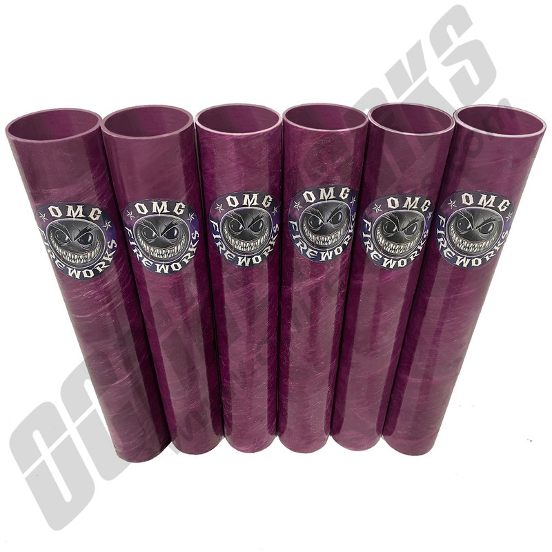 1.75″ Premium Purple Fiberglass Mortar Tube (Single Tube)