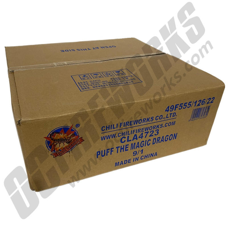 Wholesale Fireworks Puff The Magic Dragon Case 9/1