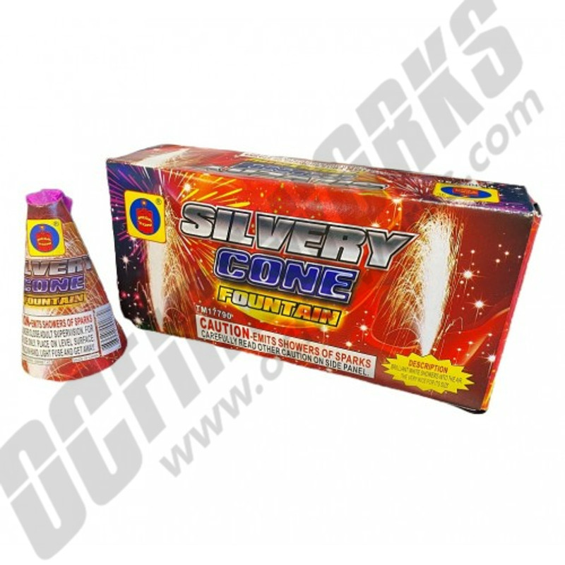 Silvery Cone Fountains (6pk Box)