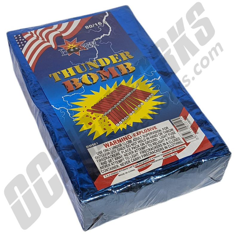 Thunder Bomb Firecrackers 80/16 Full Brick